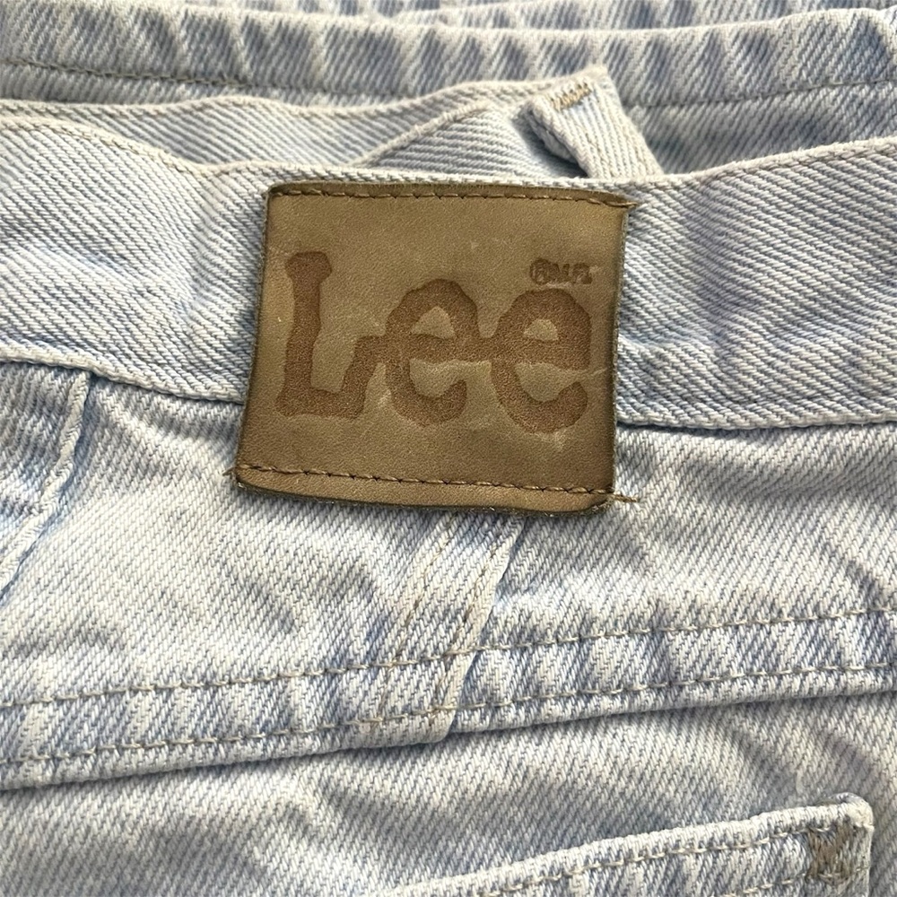Lee Mom Jeans Classic Super Hi-Rise 80's Vintage Light-Wash ~ Perfect Condition - Picture 14 of 16